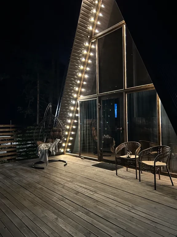 фото Pine house А-frame домик