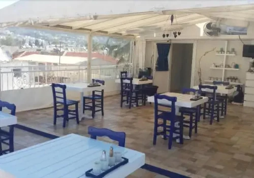 White and Blue Bodrum