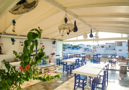 White and Blue Bodrum