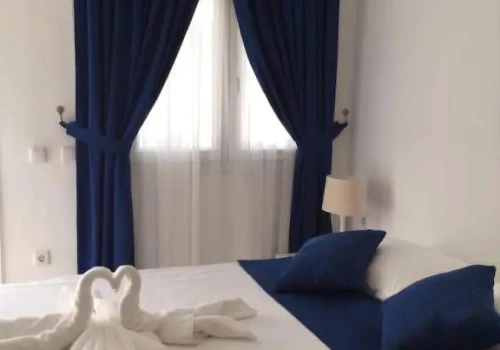 White and Blue Bodrum