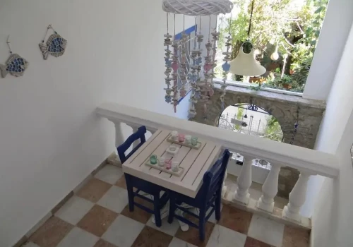 White and Blue Bodrum