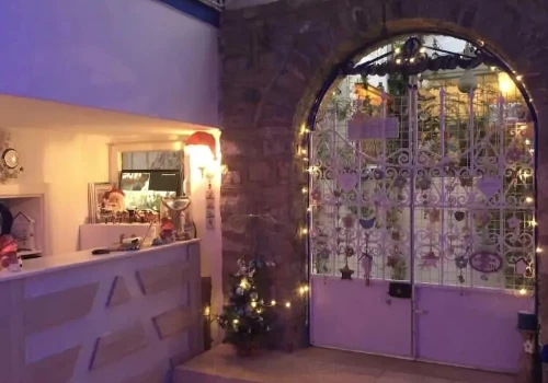 White and Blue Bodrum